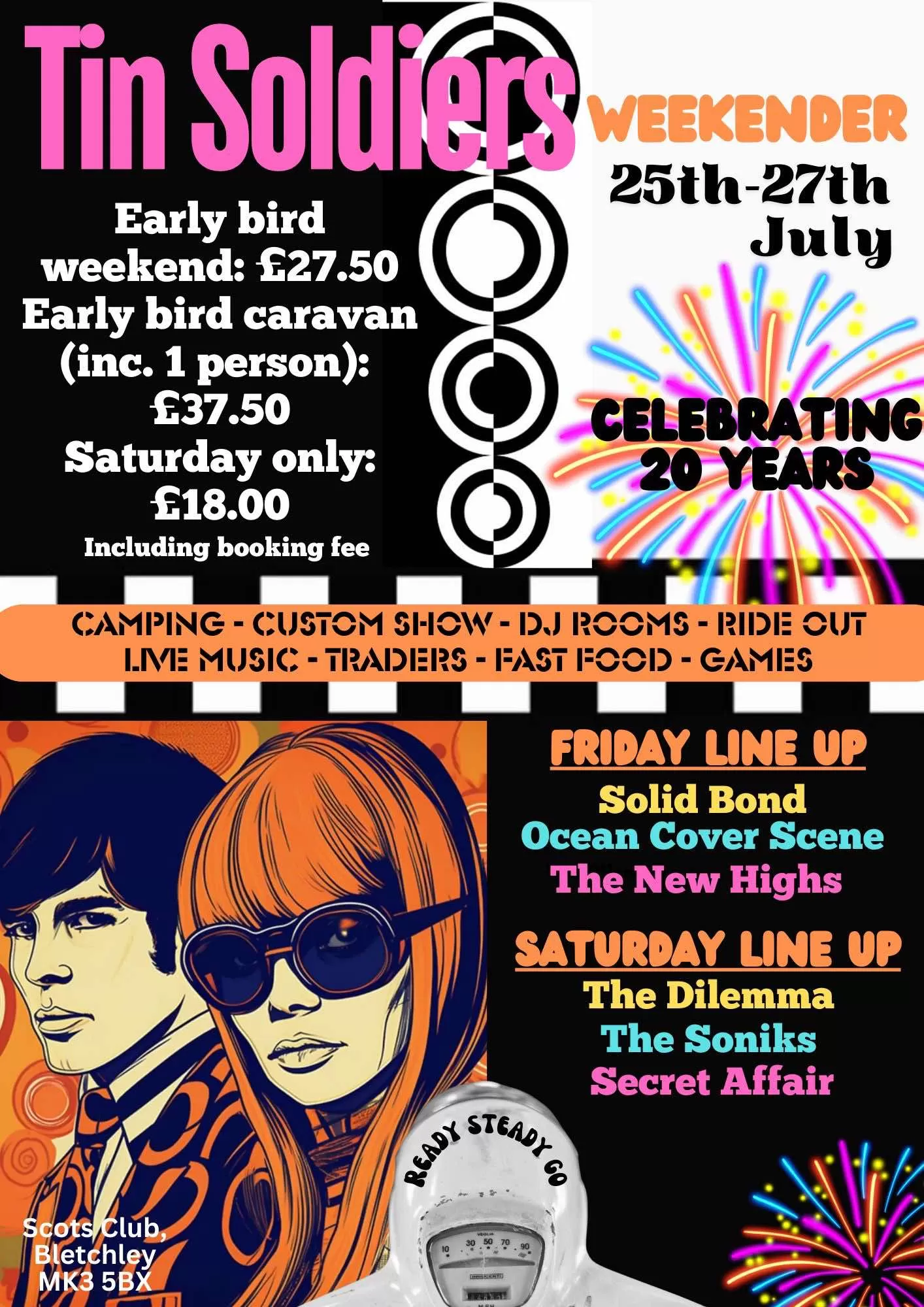 Tin Soldiers Weekender 20th Anniversary