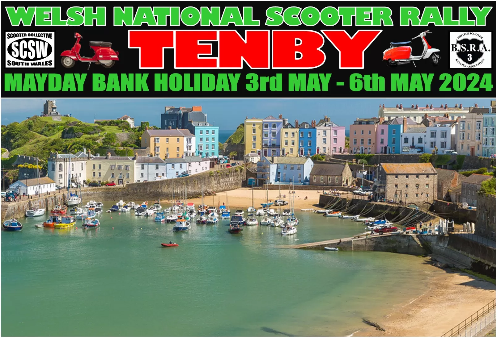Tenby Scooter Rally