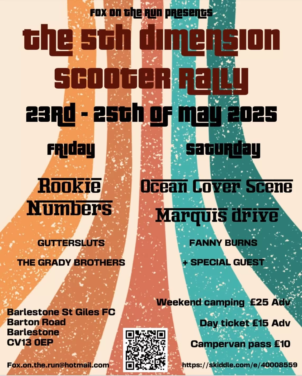 The 5th Dimension Scooter Rally Poster