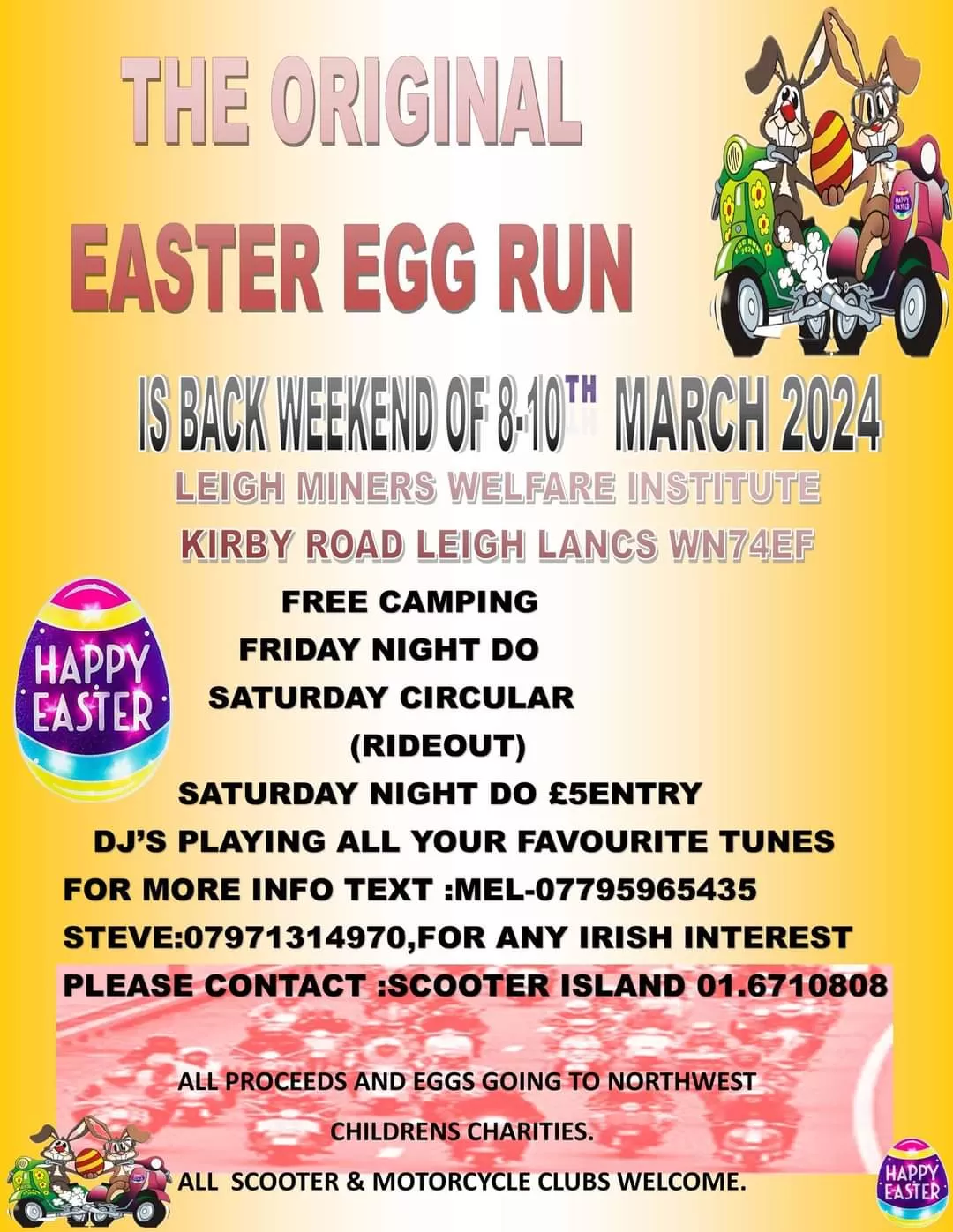 The original egg run previously known as Gingers egg  Poster